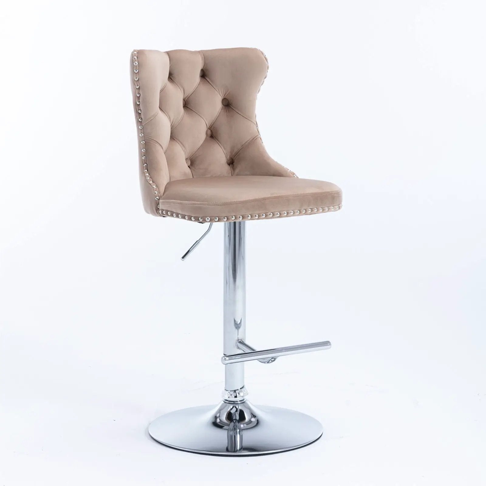 Swivel Adjustable Height Barstools Set of 2 by HouseOfZazla