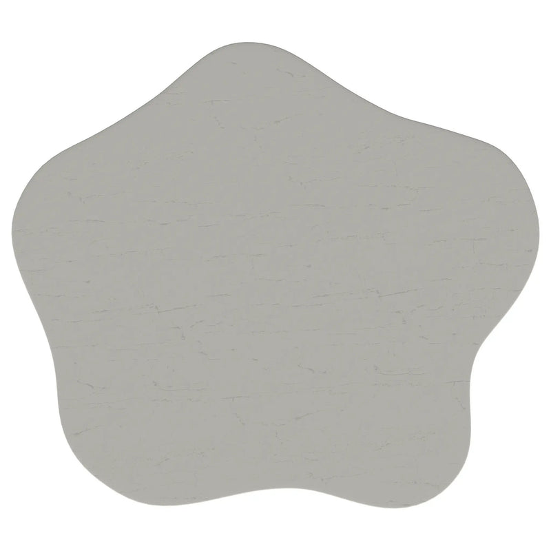 Perth 20-inch Side Table with Cloud-Shaped Top Off White by Unique Piece Furniture