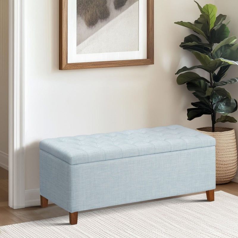 Shandra - Tufted Top Soft Close Storage Bench by HouseOfZazla