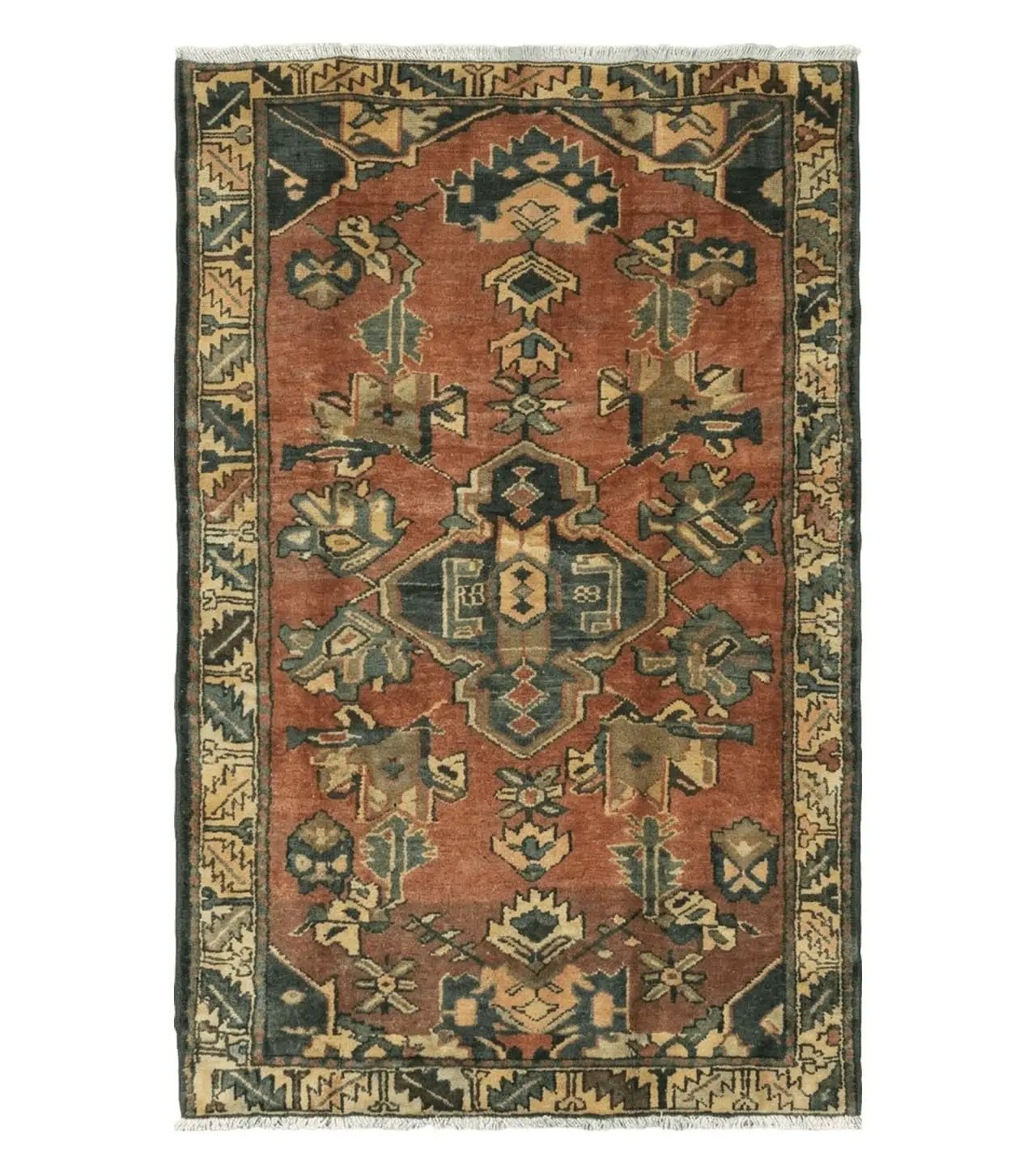 4' X 6' Antique 1920 Handmade Turkish Wool Rug Veg Dye Nice by Jewel Rugs