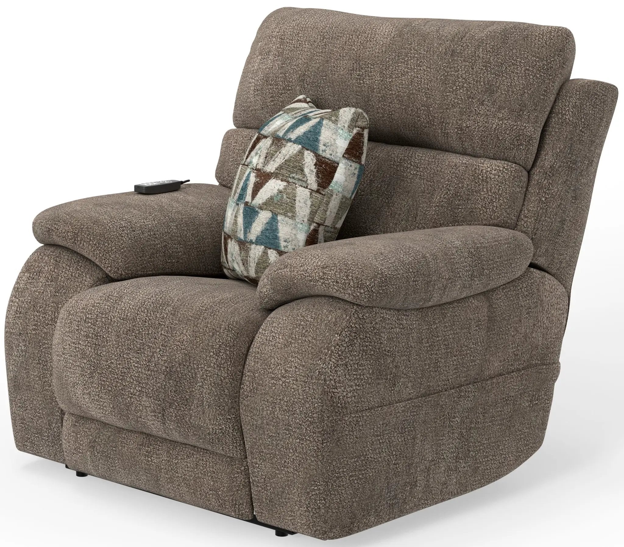 Joya - Power Lay Zero Gravity Recliner With Power Adjustable Headrest And CR3 Heat/Massage/Lumbar/ZG - Mushroom by Unique Piece Furniture