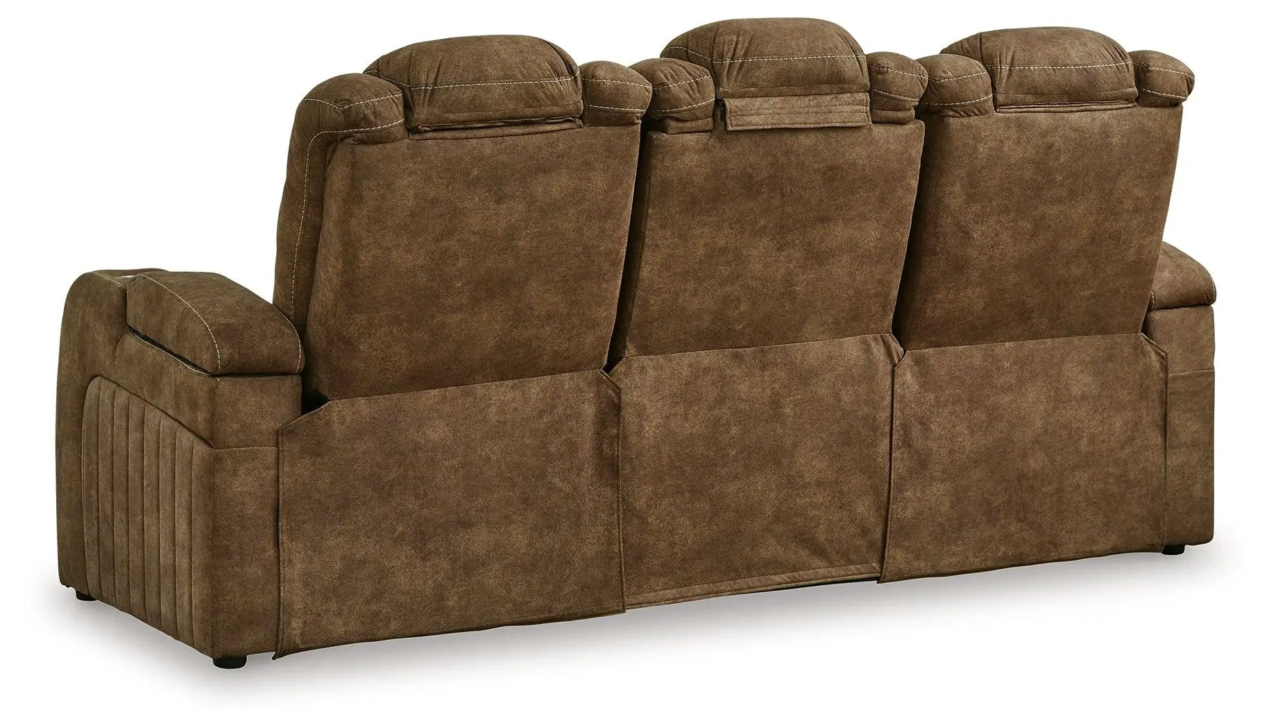 Wolfridge - Power Reclining Sofa With Adj Headrest - Brindle by Unique Piece Furniture
