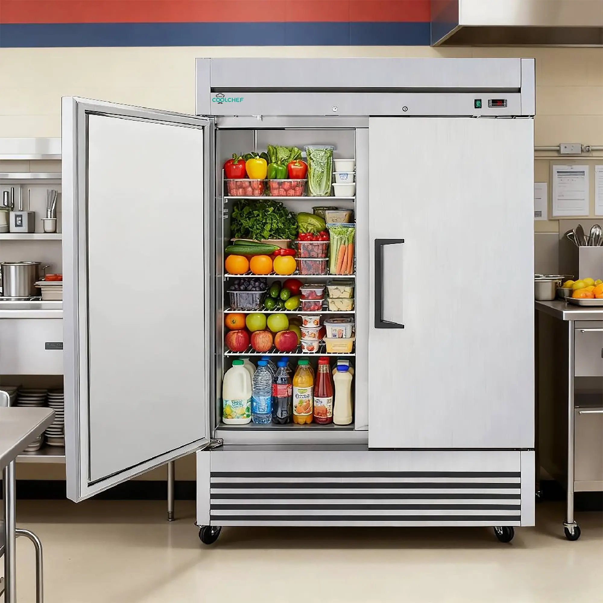 54" Commercial Stainless Steel Reach-In Freezer by HouseOfZazla