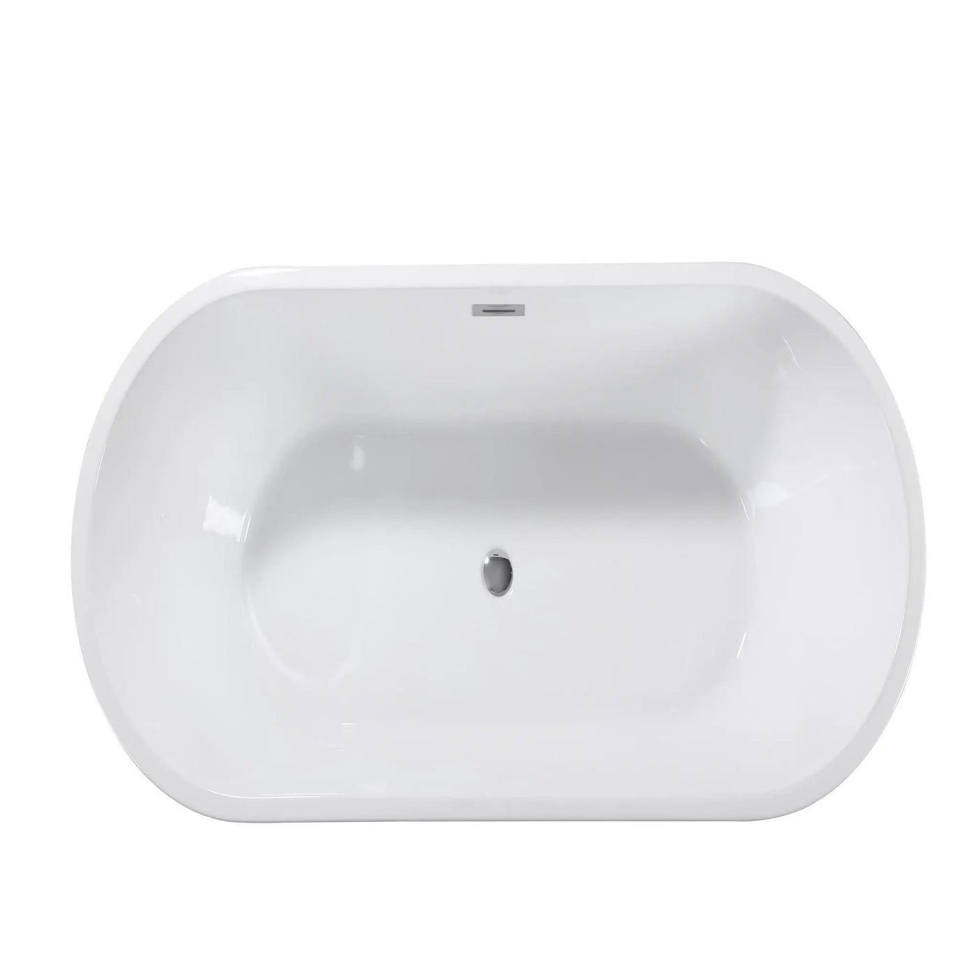 Glossy Freestanding Bathtub With Toe Tap Drain by HouseOfZazla