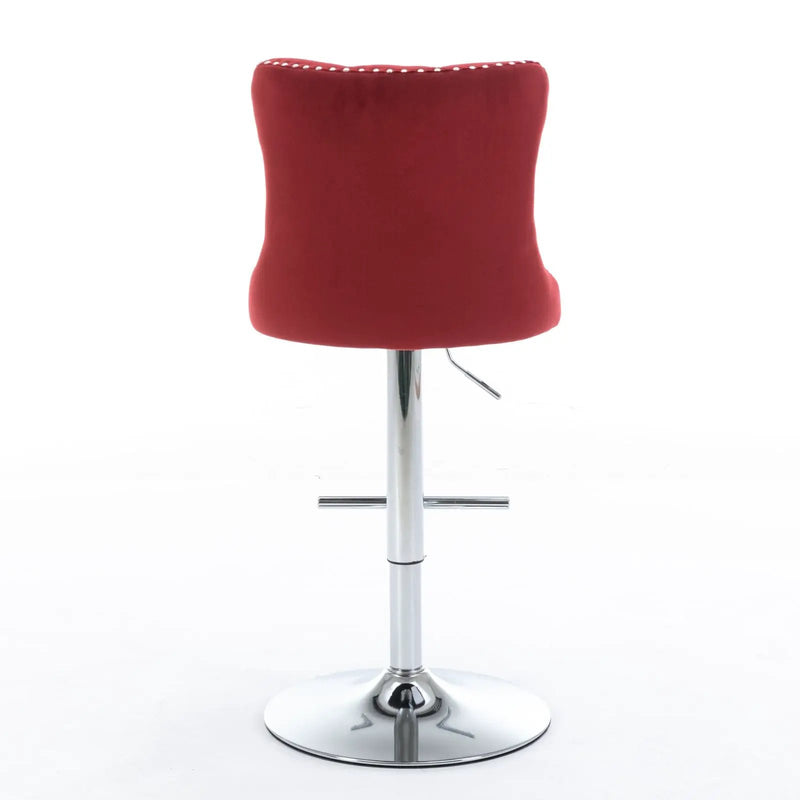 Swivel Adjustable Height Barstools Set of 2 by HouseOfZazla