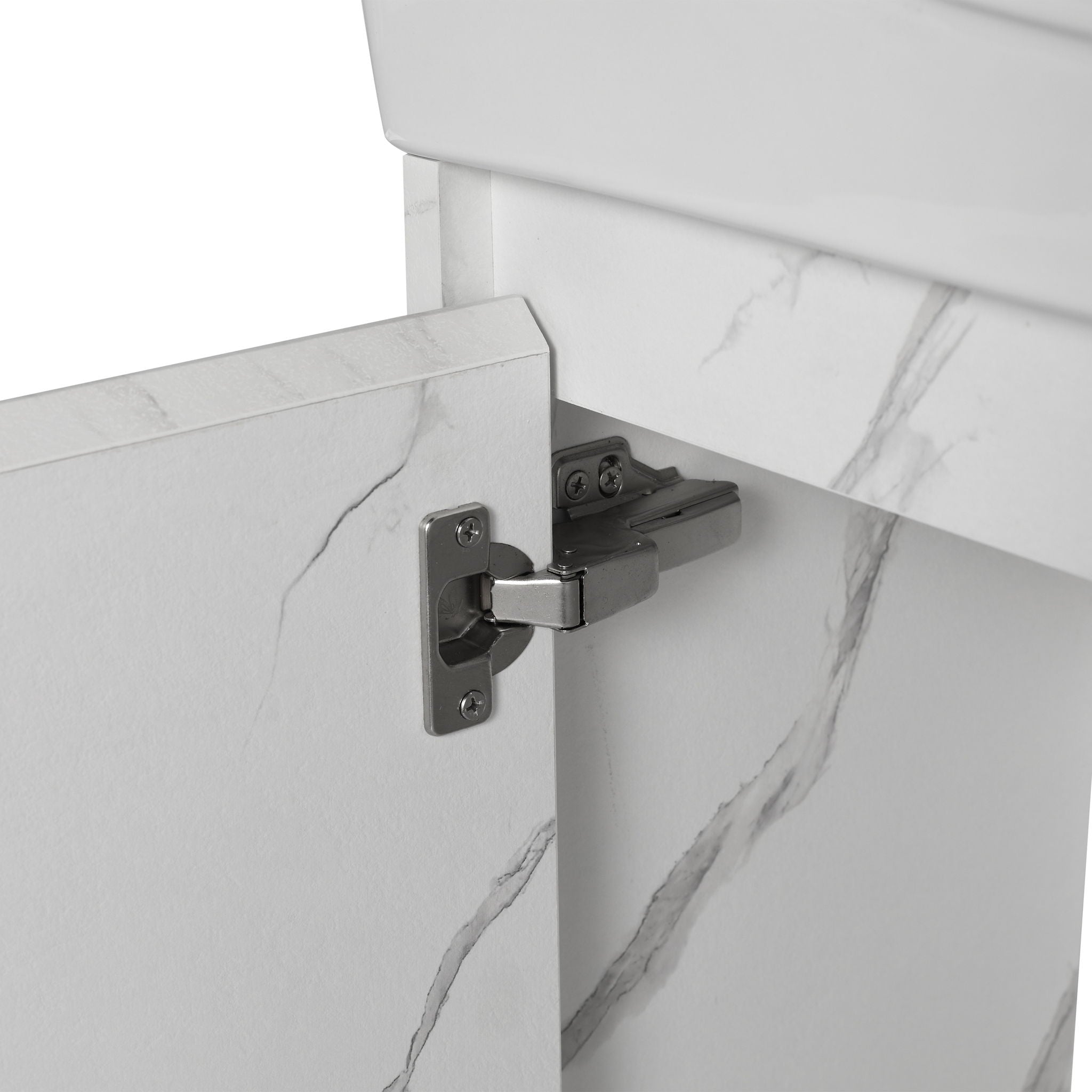 Modern Bathroom Vanity With Ceramic Basin, Wall Mounted Floating Sink Combo, Storage Cabinet by HouseOfZazla