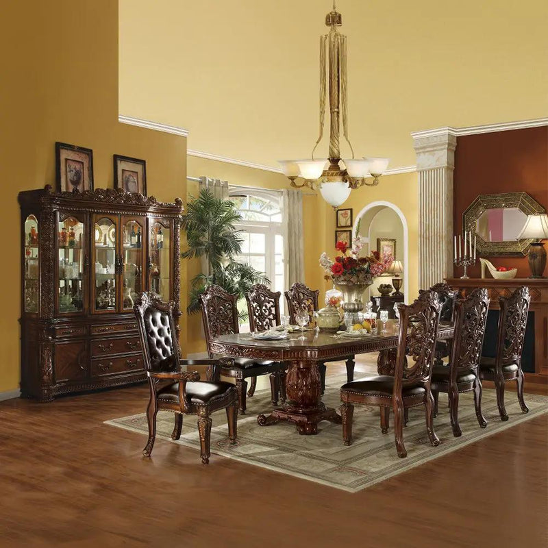 Vendome - Dining Table w/Double Pedestal by Unique Piece Furniture