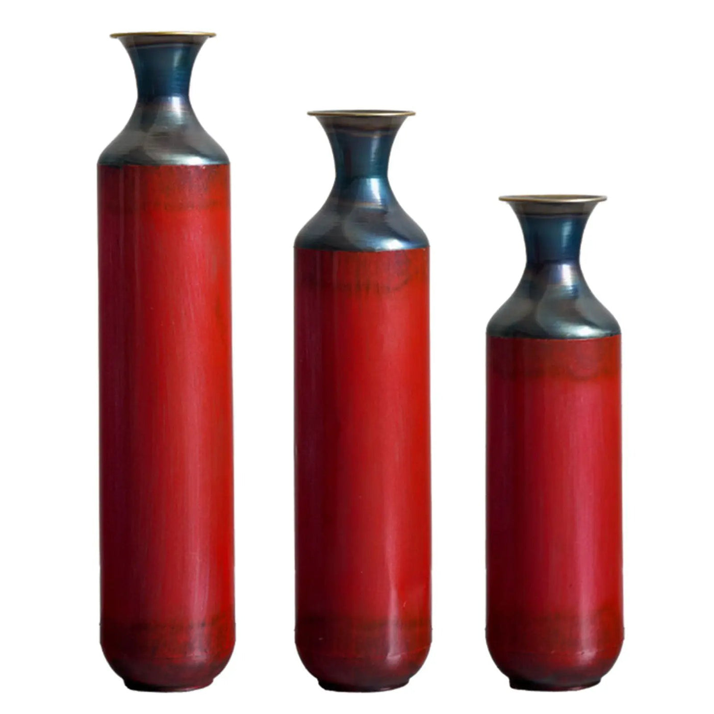 Modern Droplet Shaped Floor Vase Set, 3 Piece Home Decor by Unique Piece Furniture