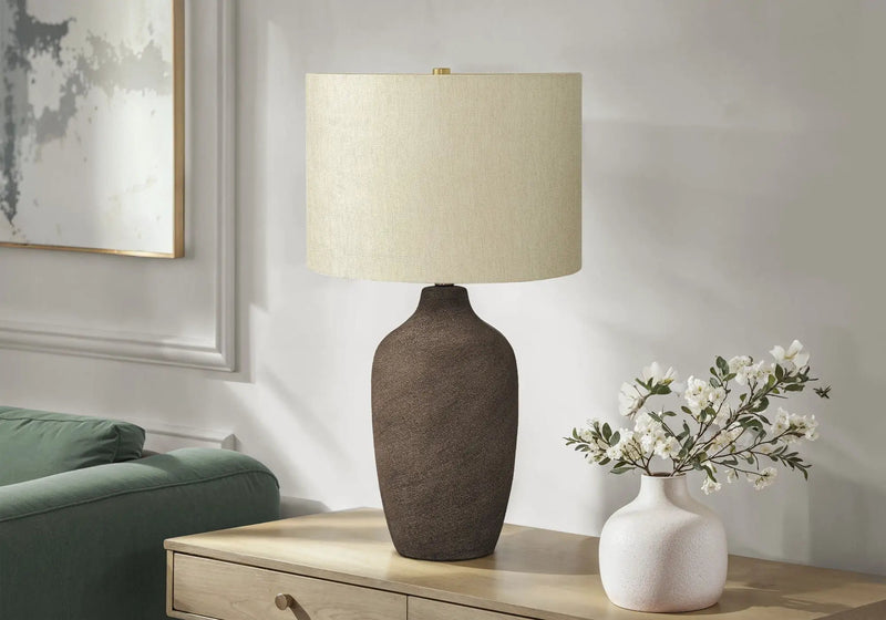 Lighting, Table Lamp, Ceramic, Resin, Contemporary - Gray by HouseOfZazla