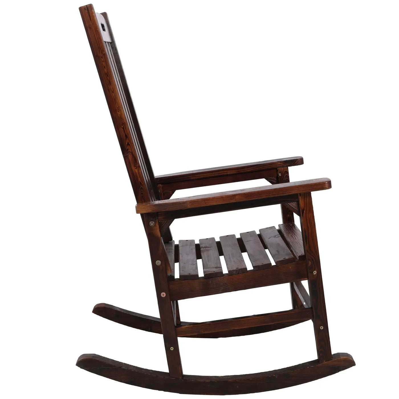 Oversized Porch Rocker Chair With Wide Seat And Tall Backrest by Unique Piece Furniture
