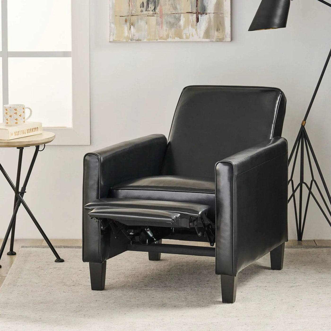 Upholstered Push Back Recliner Chair For Living Room by HouseOfZazla