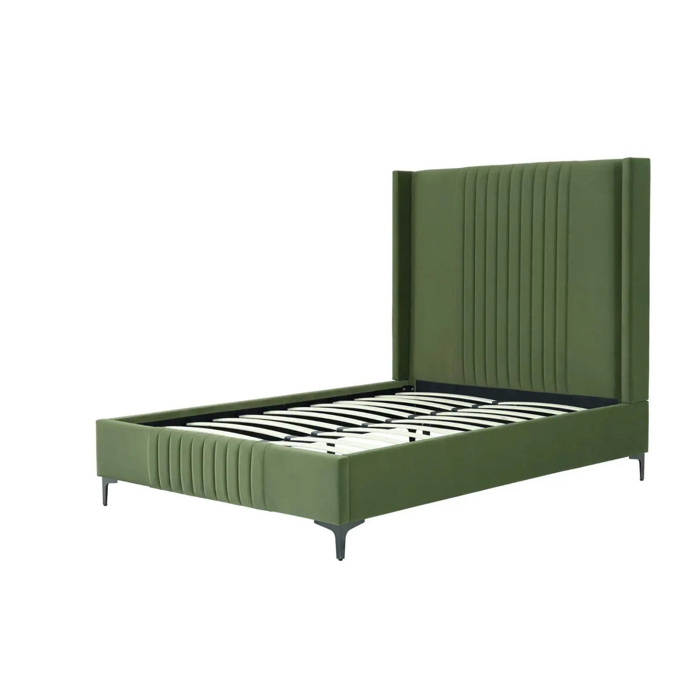Promenade - Bed With Upholstered Headboard And Slats by HouseOfZazla