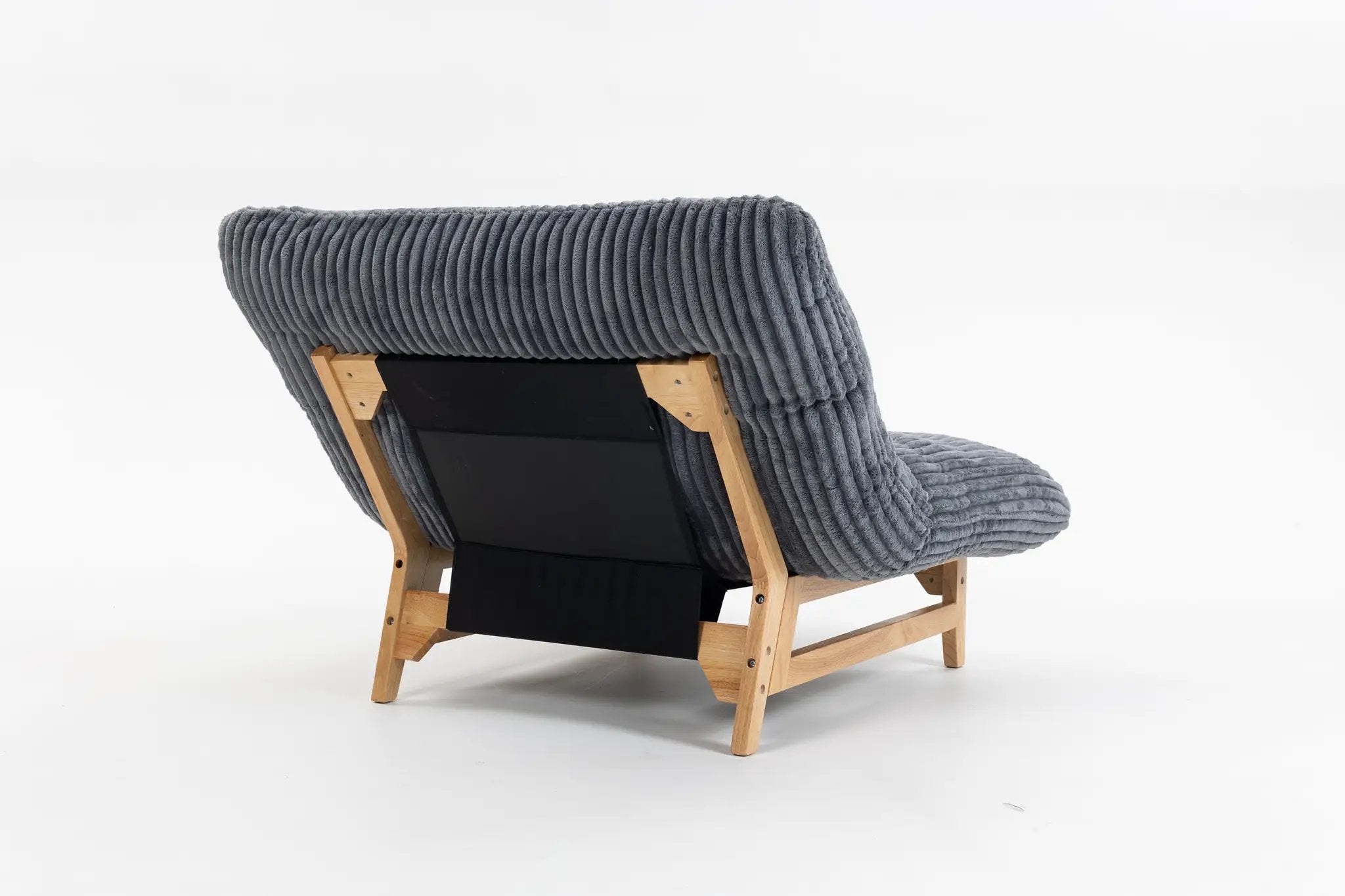 Bean Bag Chair for Adults with Solid Wood Frame by HouseOfZazla