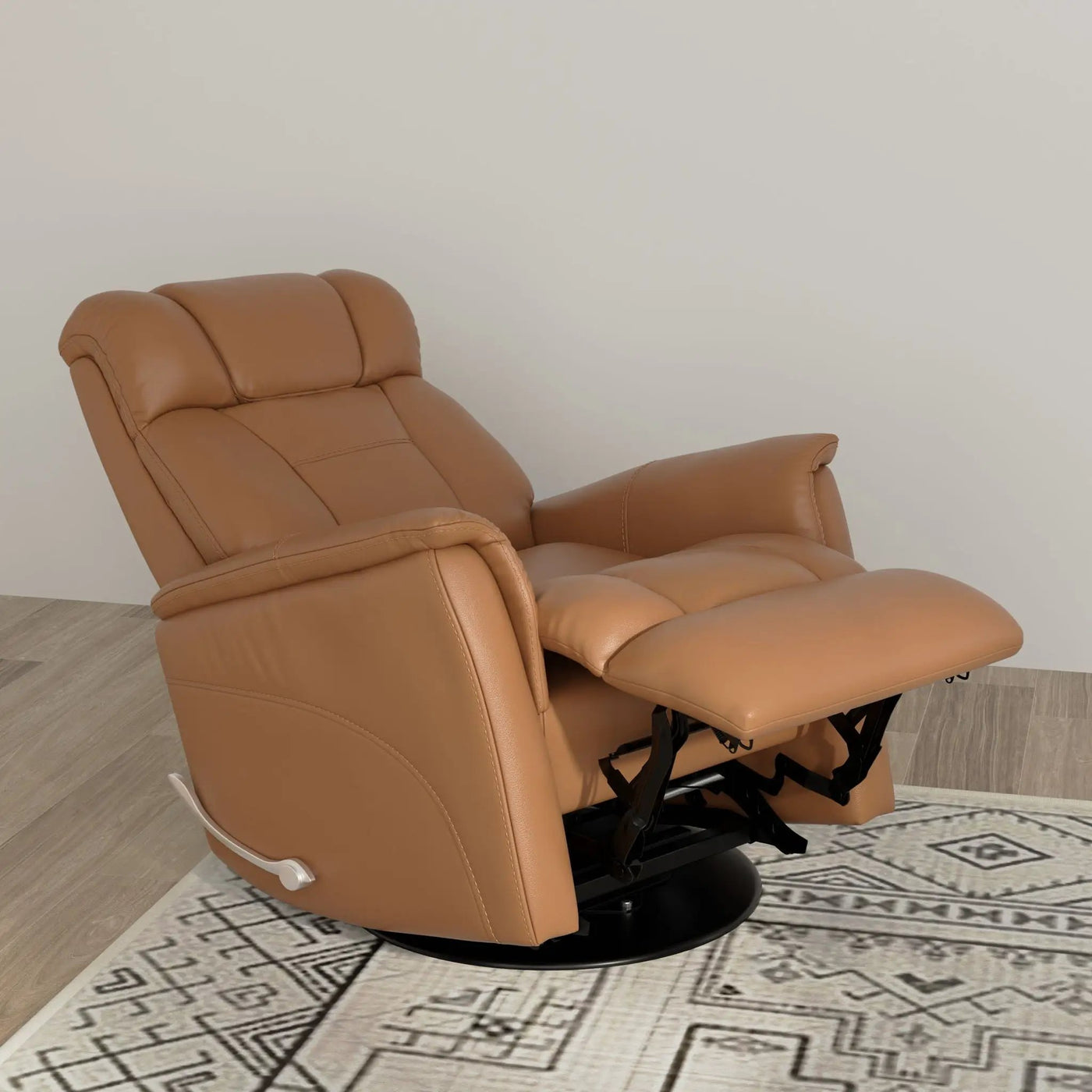Bentley - Swivel Glider Recliner With Manual Adjustable Headrest & Footrest by Unique Piece Furniture