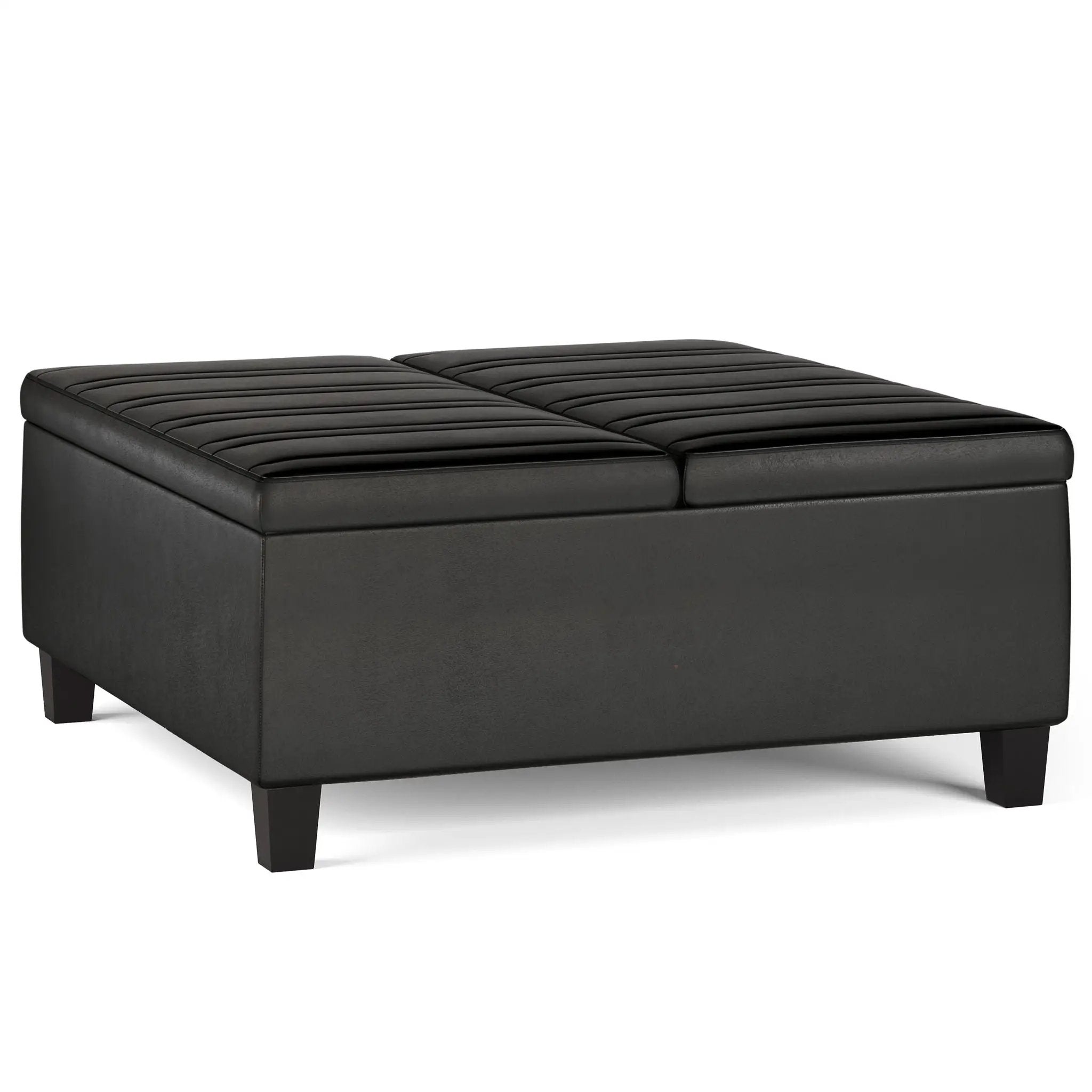 Ellis - Coffee Table Storage Ottoman Contemporary Design by Unique Piece Furniture