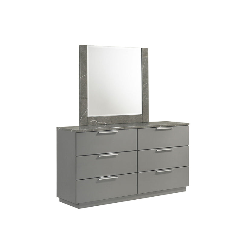 Elara - Dresser With Spacious Drawers - Gray by HouseOfZazla