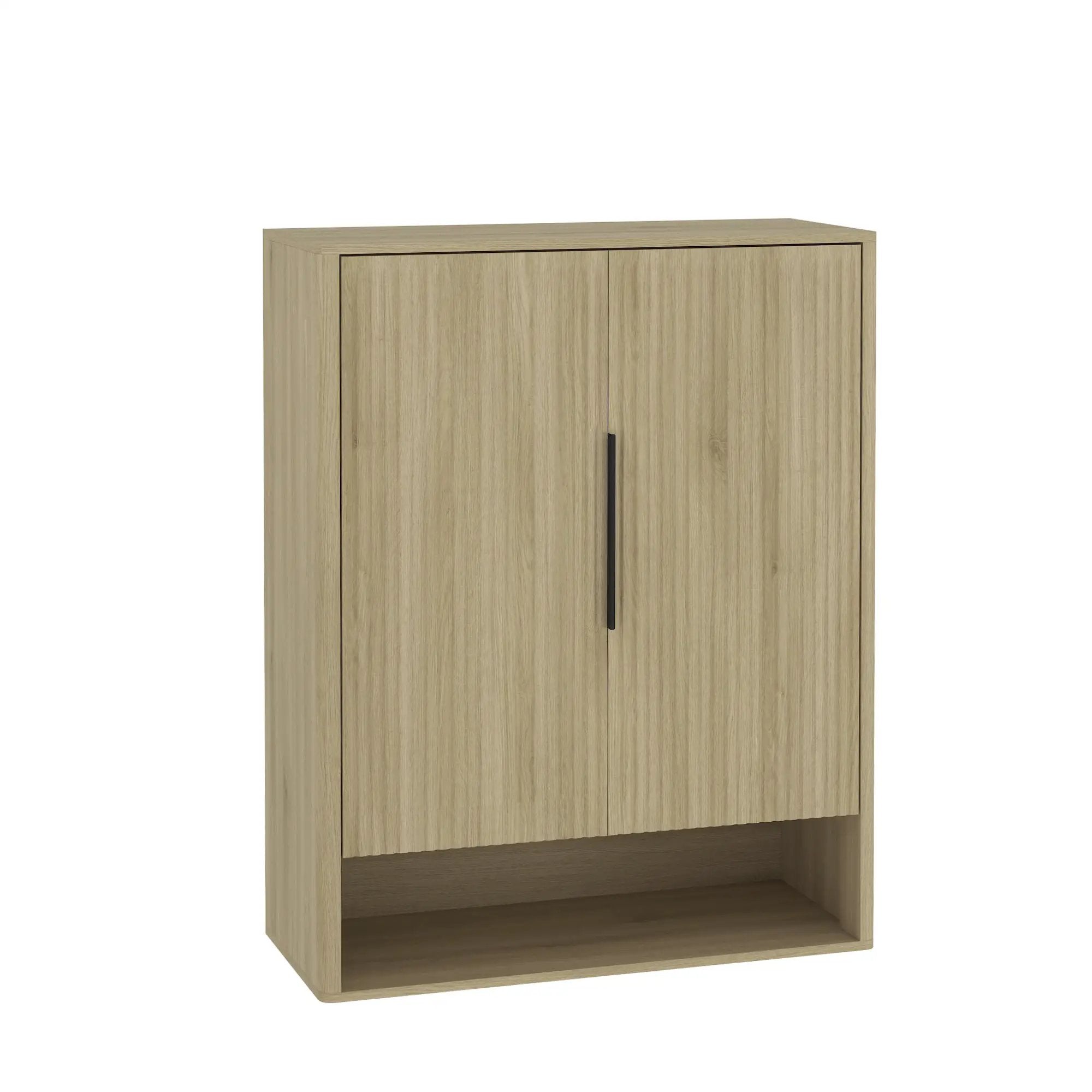 Wooden Shoe Storage Cabinet with Adjustable Shelves by HouseOfZazla