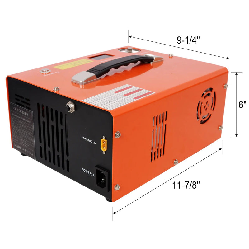 PCP Air Compressor, 4500PSI Portable PCP Airgun Compressor with Built-in Converter by HouseOfZazla
