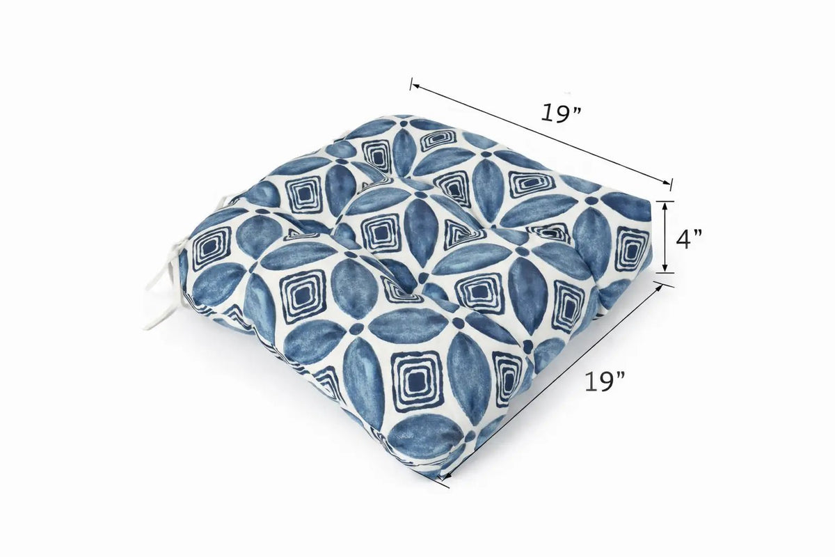 Outdoor Chair Cushions Set of 2, 19 x 19 x 4 Inch by HouseOfZazla