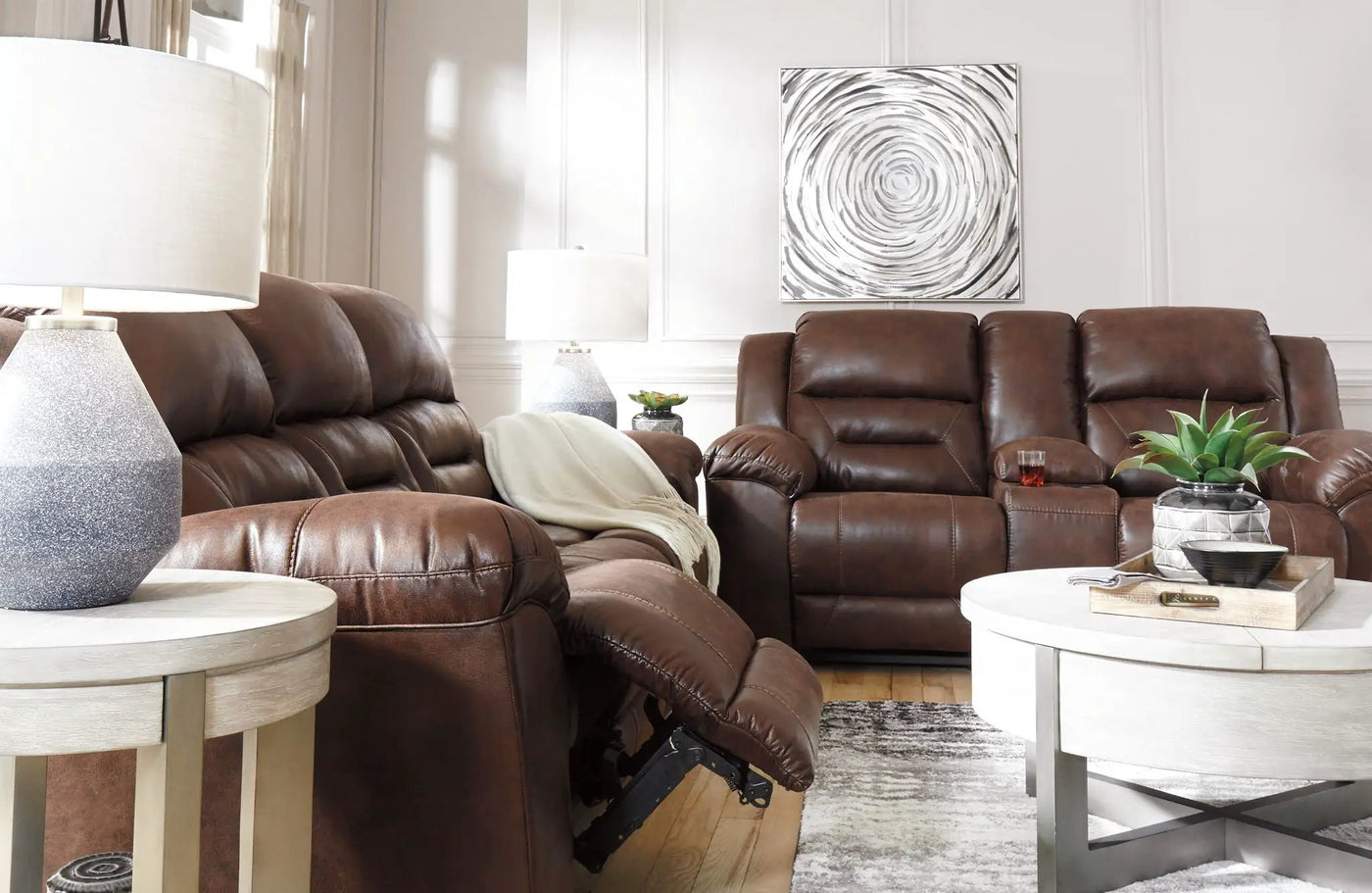 Stoneland - Reclining Sofa by Unique Piece Furniture