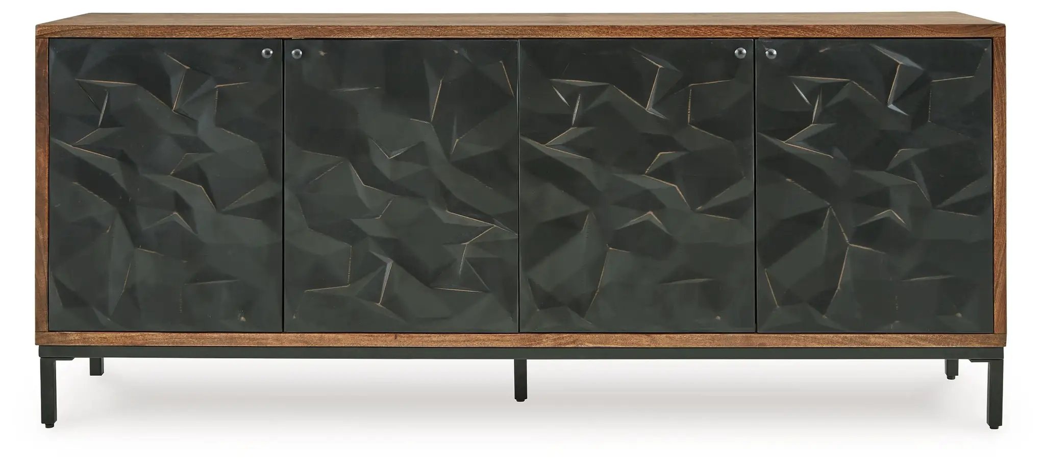 Dorannby - Accent Cabinet - Black / Brown by Unique Piece Furniture