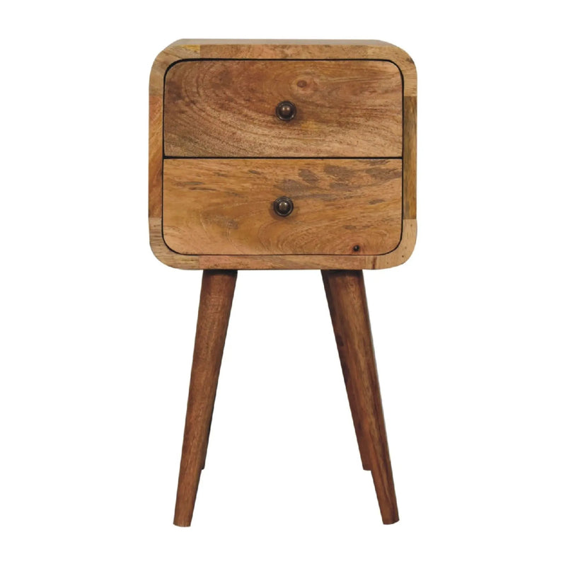 Curved Nightstand, by Unique Piece Furniture