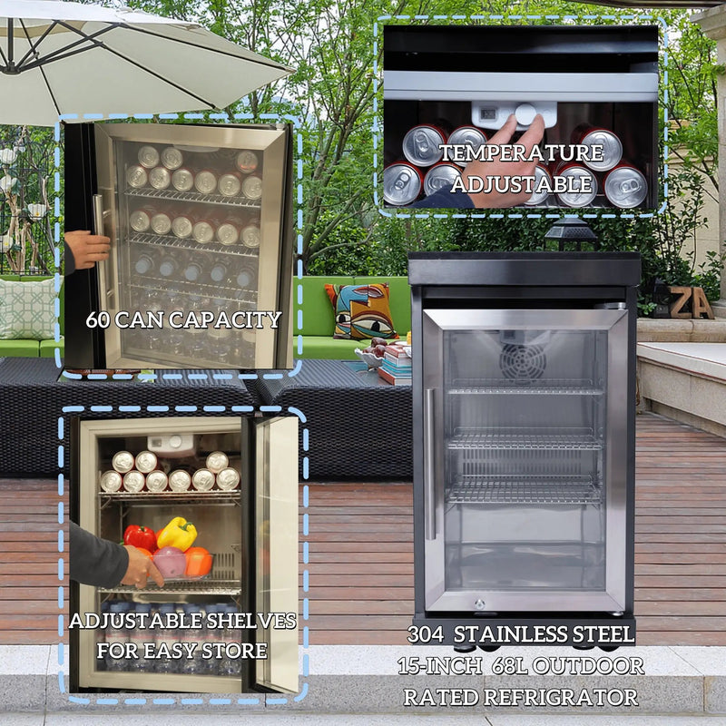 104" 4-Burner 72000 BTU Black Outdoor Kitchen Island Grill with Storage Cabinets & Drawers by Chery Industrial