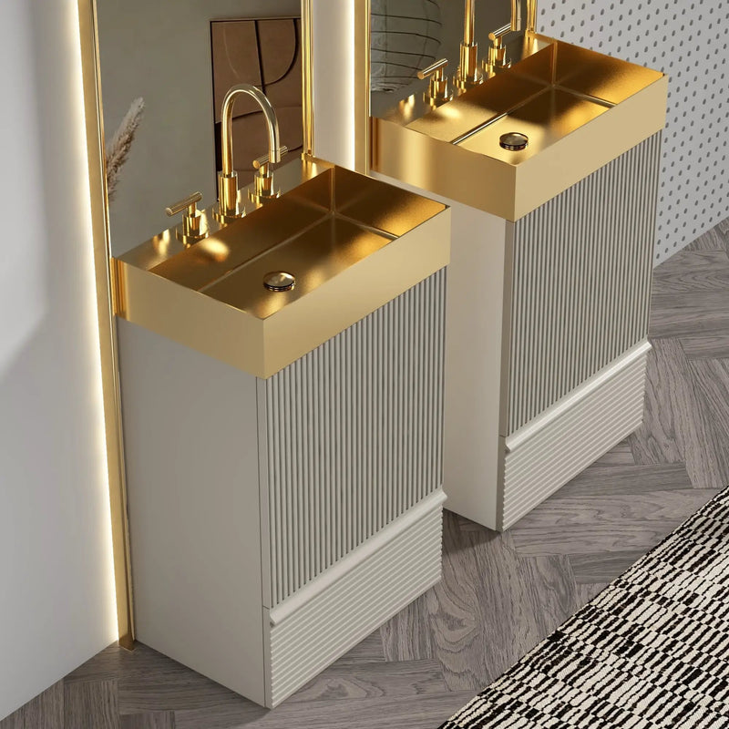 Gada 20" Striped Bathroom Vanity by HouseOfZazla