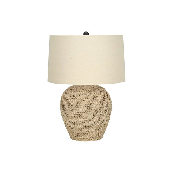 Lighting, Table Lamp, Rattan, Resin, Transitional - Beige