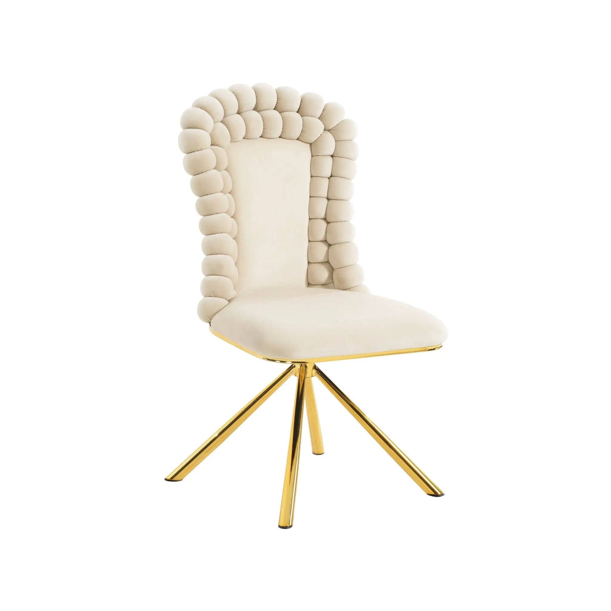 Upholstered Swivel Dining Chairs (Set of 2) by HouseOfZazla