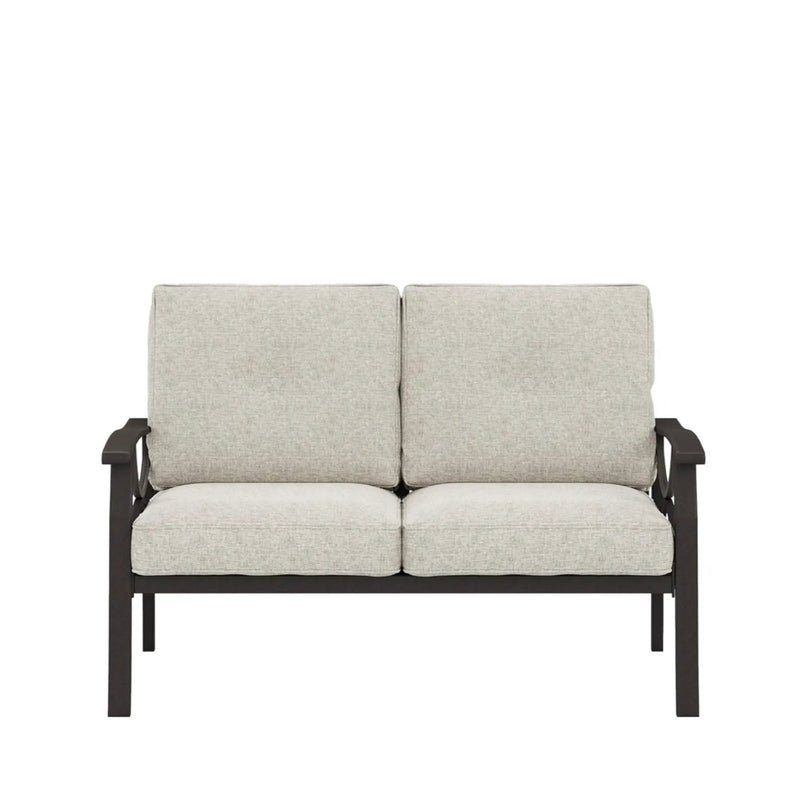 All-Weather Loveseat 2 Seats Sofa With Cushions by HouseOfZazla