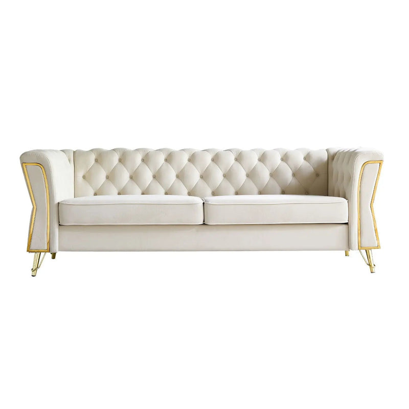 Modern Tufted Sofa For Living Room by Unique Piece Furniture