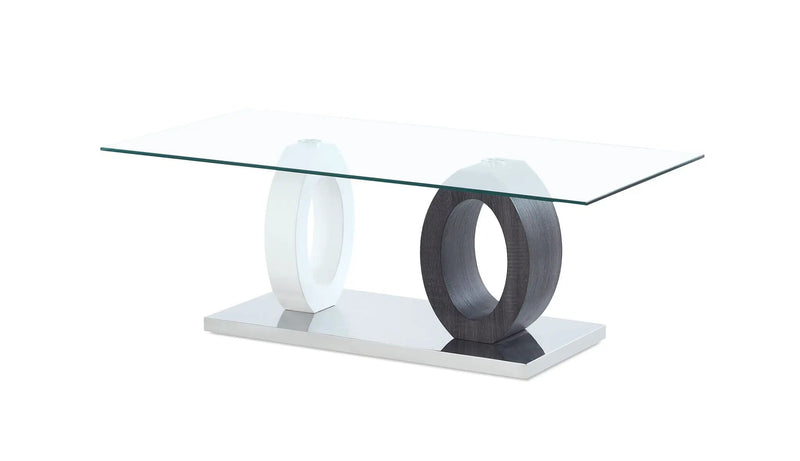 Tracker - Coffee Table - Brown / White by Unique Piece Furniture