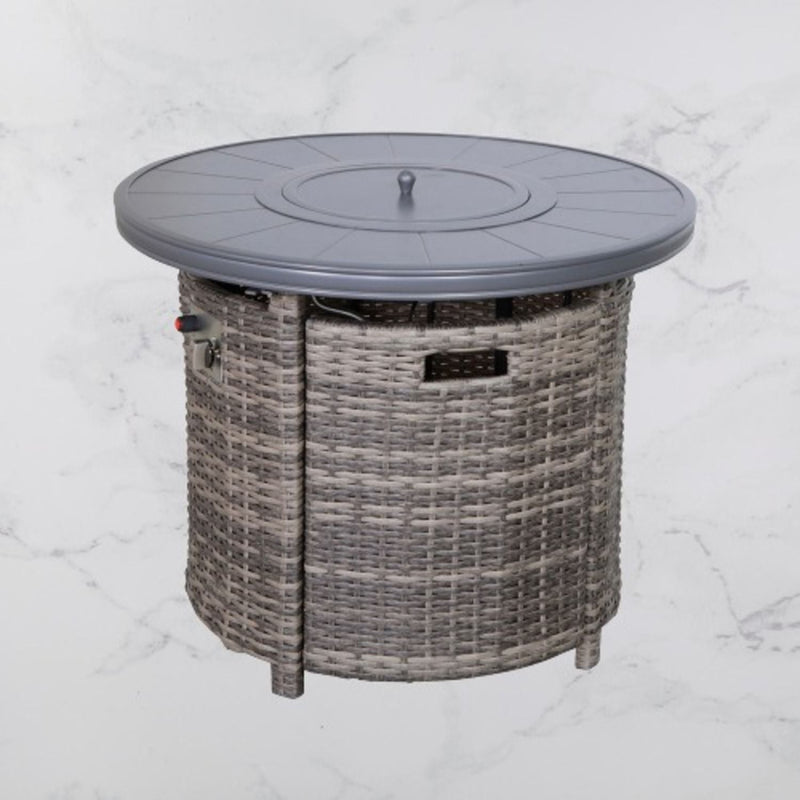Outdoor Fire Pit Table With Lid by HouseOfZazla