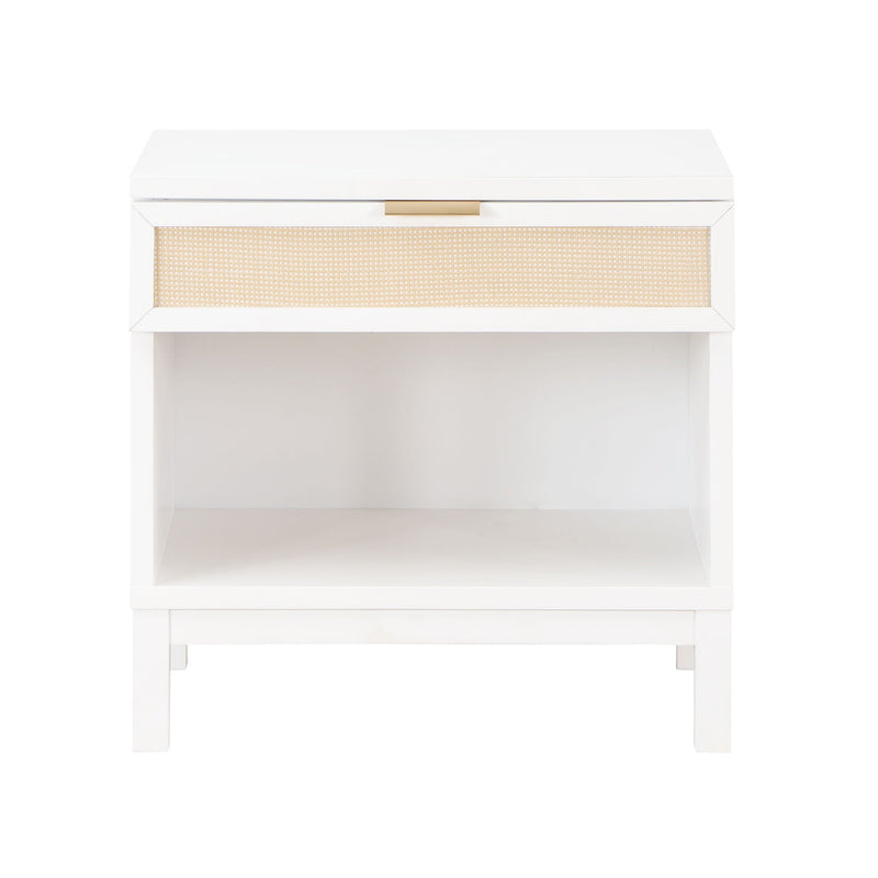 Blake - 1 Drawer Nightstand - White by HouseOfZazla