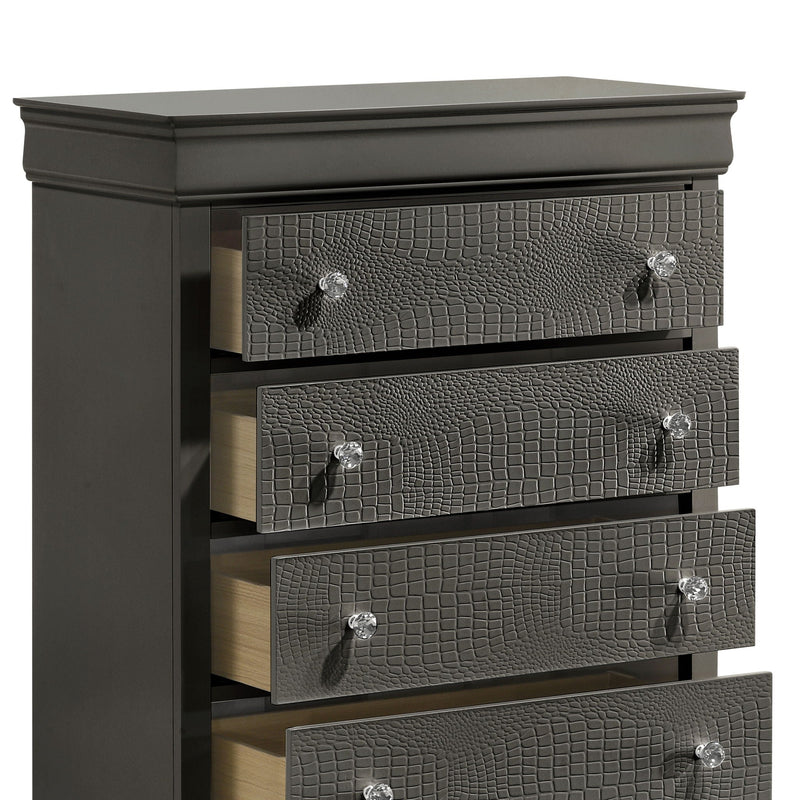 Blaze - Modern 5 Drawer Chest by HouseOfZazla