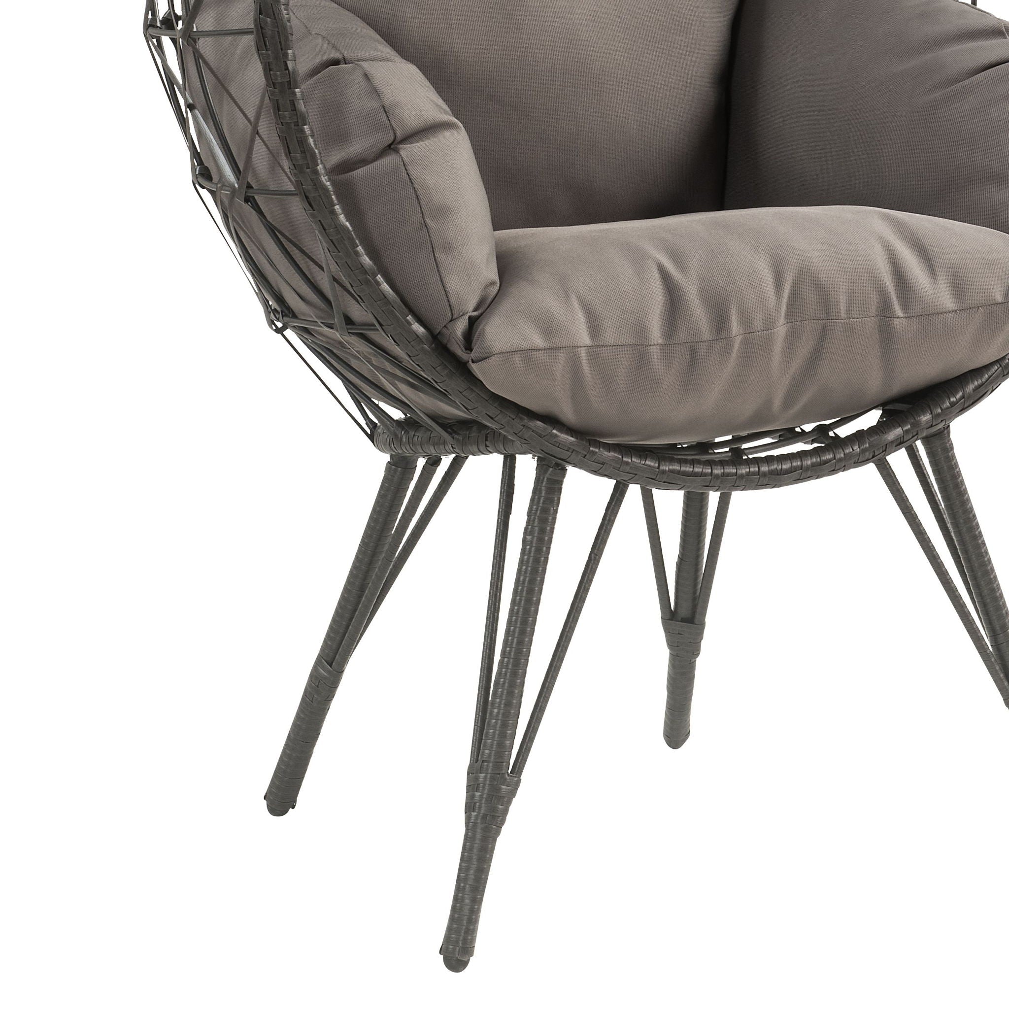 Aeven - Patio Lounge Chair - Light Gray by HouseOfZazla