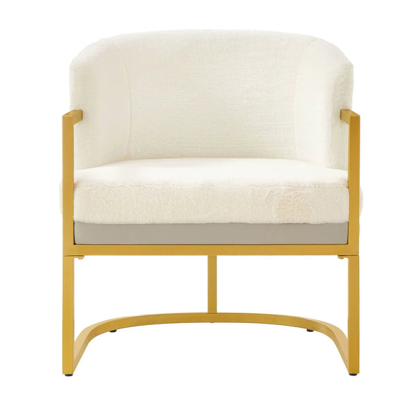 Upholstered Reading Accent Armchair For Living Room