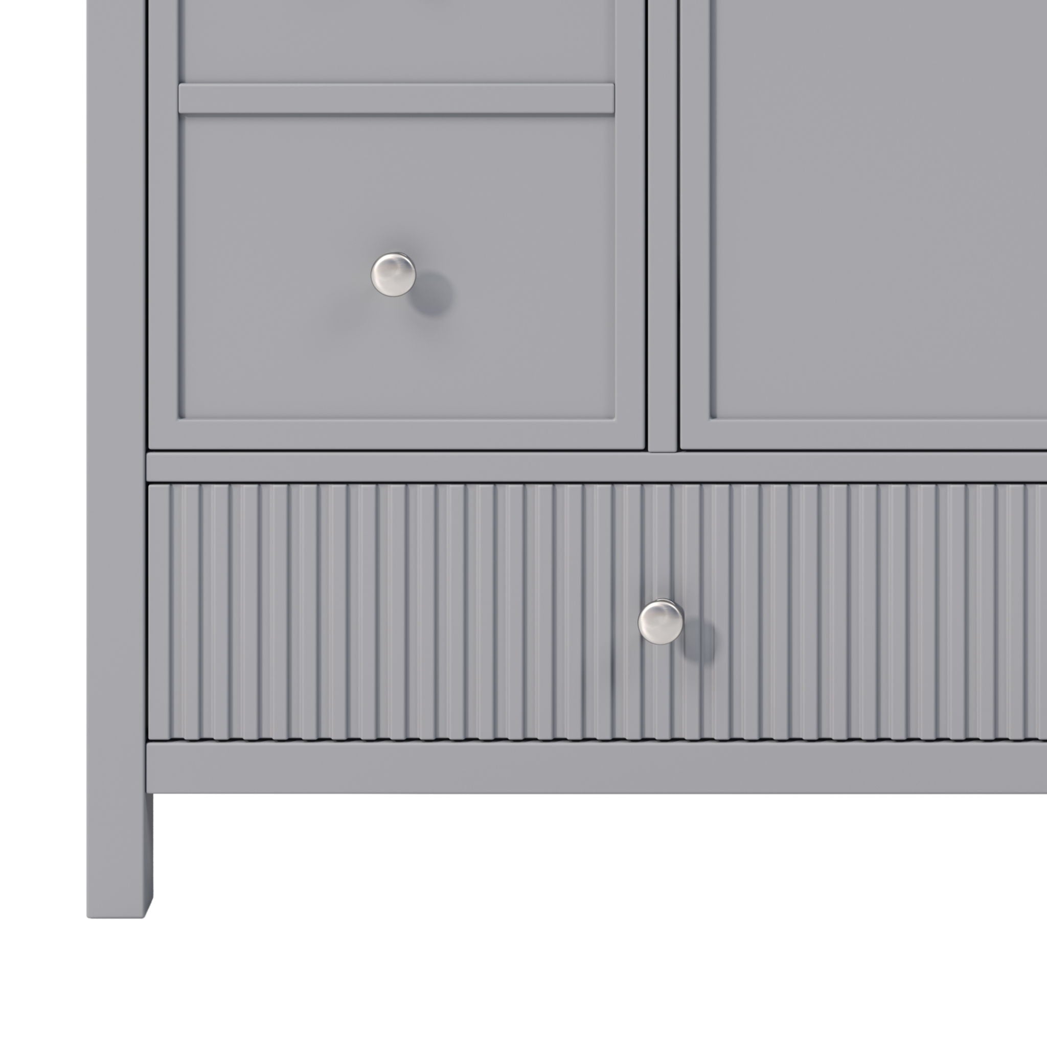 Bathroom Vanity With Separate Sink, Soft Close Doors And 4 Drawers by HouseOfZazla