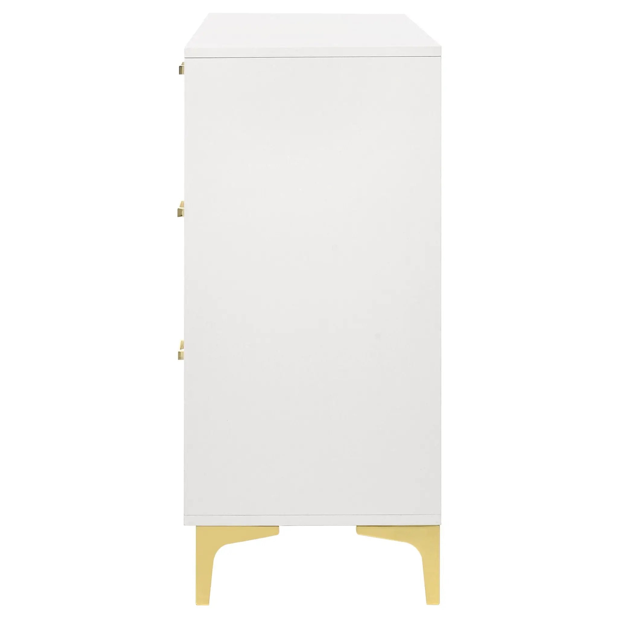 Kendall 6-drawer Dresser White by Unique Piece Furniture