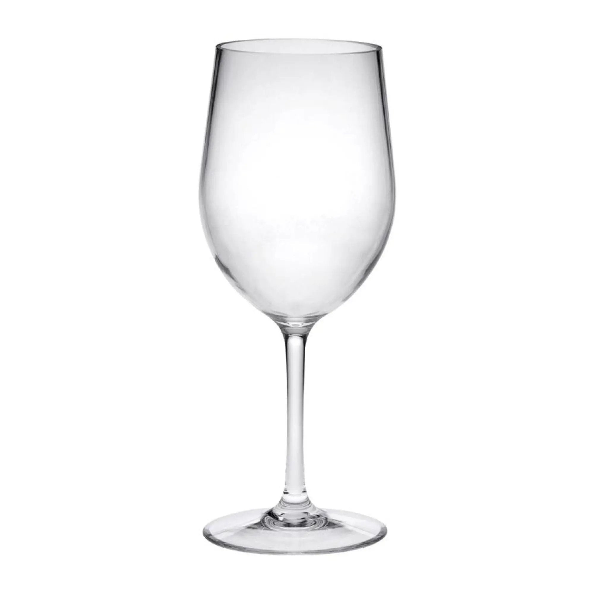Leadingware Tritan Plastic Wine Glasses (Set of 4), Unbreakable, Bpa Free, 12Oz - Clear by HouseOfZazla