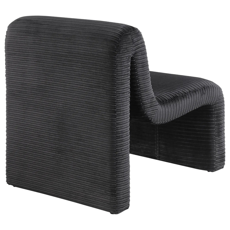 Winne - Curved Armless Accent Chair by HouseOfZazla