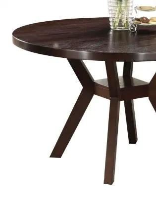 Drake - 5 Pieces Dining Room Set - Espresso / Gray by Unique Piece Furniture