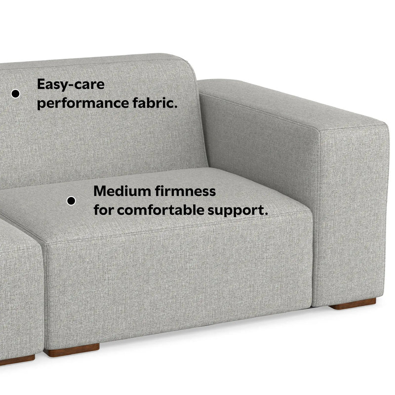 Rex - Handcrafted Sectional Sofa And Ottoman by HouseOfZazla