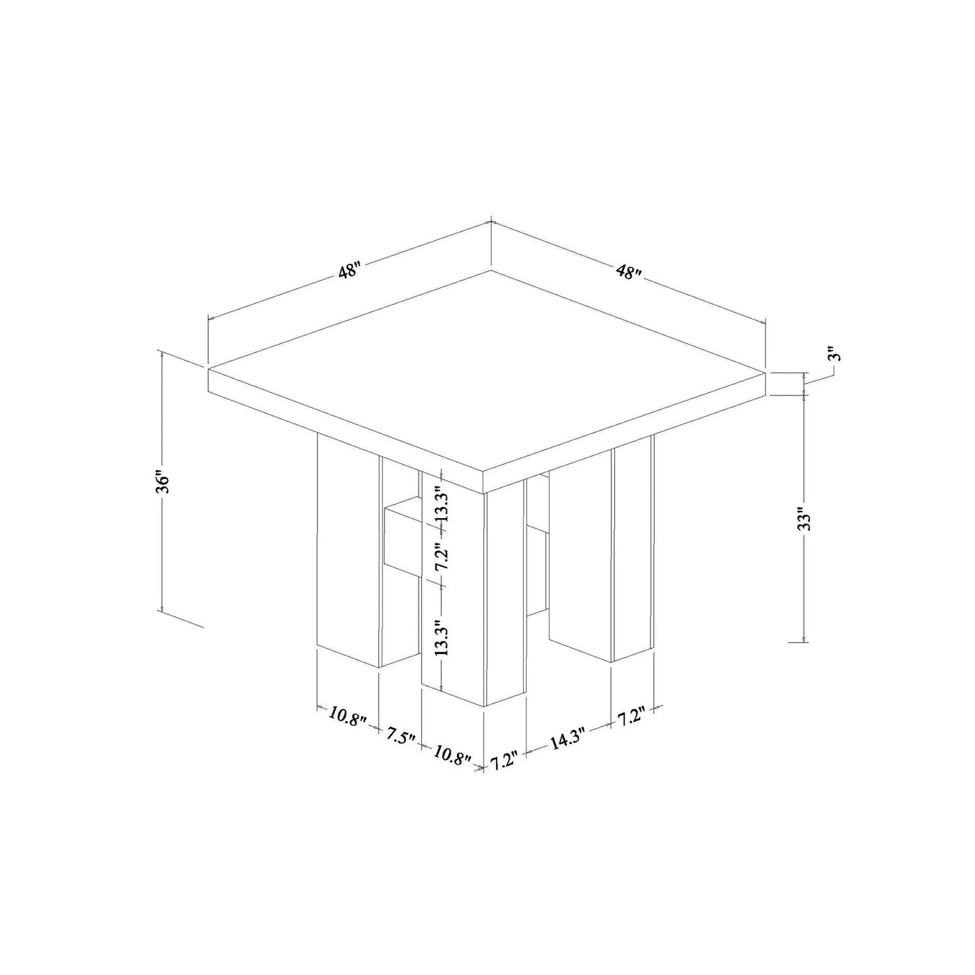 Mikha - Bar Table by Unique Piece Furniture