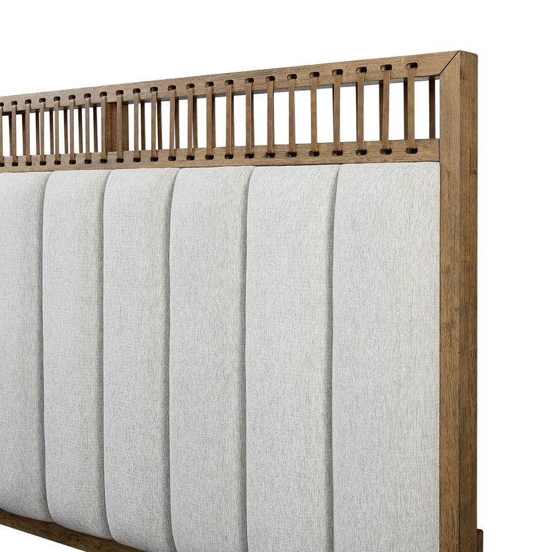 Elegant Design Upholstered And Strap Panel Bed by Unique Piece Furniture