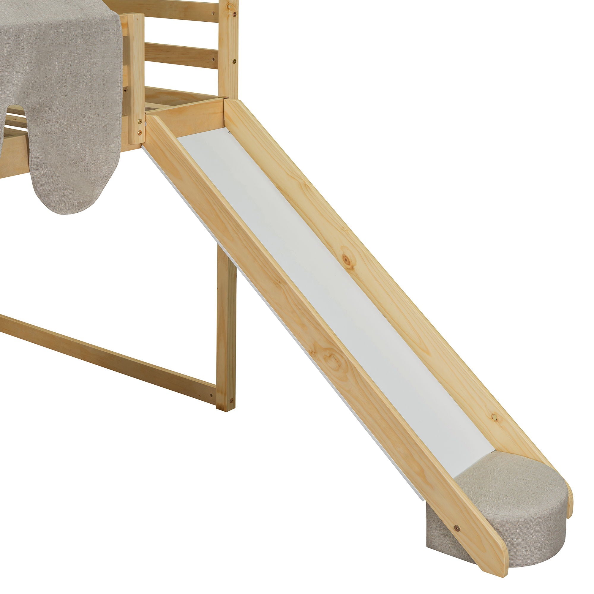 Loft Bed With House Shaped Frame And Tent by HouseOfZazla