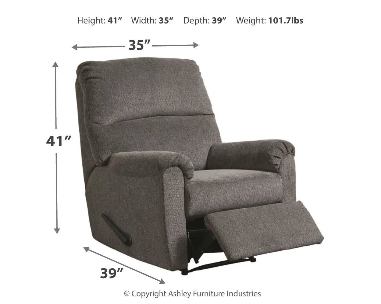 Nerviano - Recliner by Unique Piece Furniture