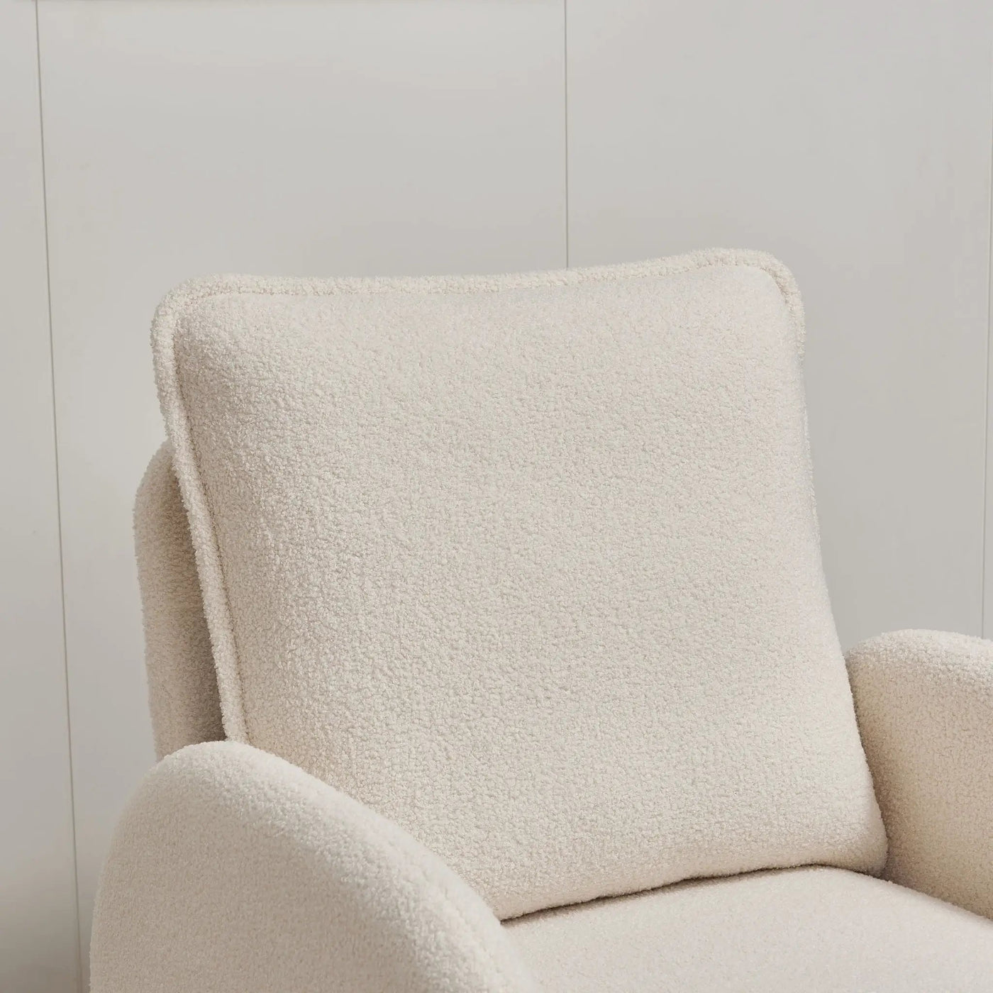 Modern Sherpa Upholstered Accent Chair, Comfortable Living Room Armchair, Lounge Chair For Bedroom, And Office by HouseOfZazla