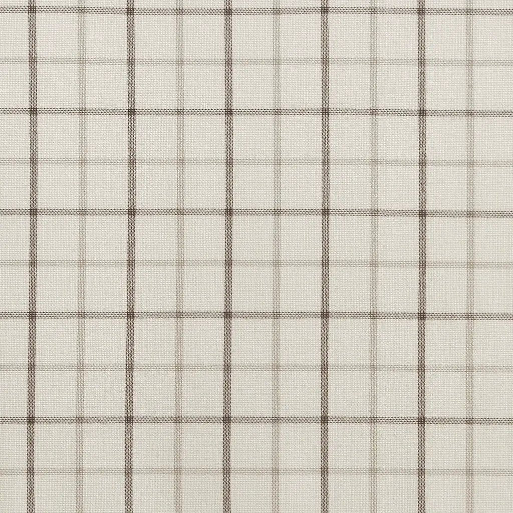 Plaid Faux Leather Tab Top Curtain Panel with Fleece Lining by HouseOfZazla